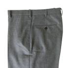 ジェイプレス (J.PRESS) スラックス メンズ 秋冬春 ノータック フランネル パンツ ウール100% ミディアムグレー 0003  79cm 82cm 85cm 88cm 91cm 94cm|