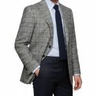 【お取り寄せ商品】 レオマスター(LEOMASTER) 2つボタン ジャケット メンズ 秋冬春 ブラウン系チェック 6602   AB5 AB6 BB5 BB6|ブランドジャケット|ブレザー・ジャケッ