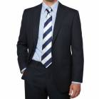 スーツ メンズ 秋冬春 シングルスーツ 2つボタン ダディコスタ(Dady Costa) ビジネススーツ ネイビー ストライプ 紺 4312  A4 A5 A6 A7 AB4 AB5 AB6|ブランド