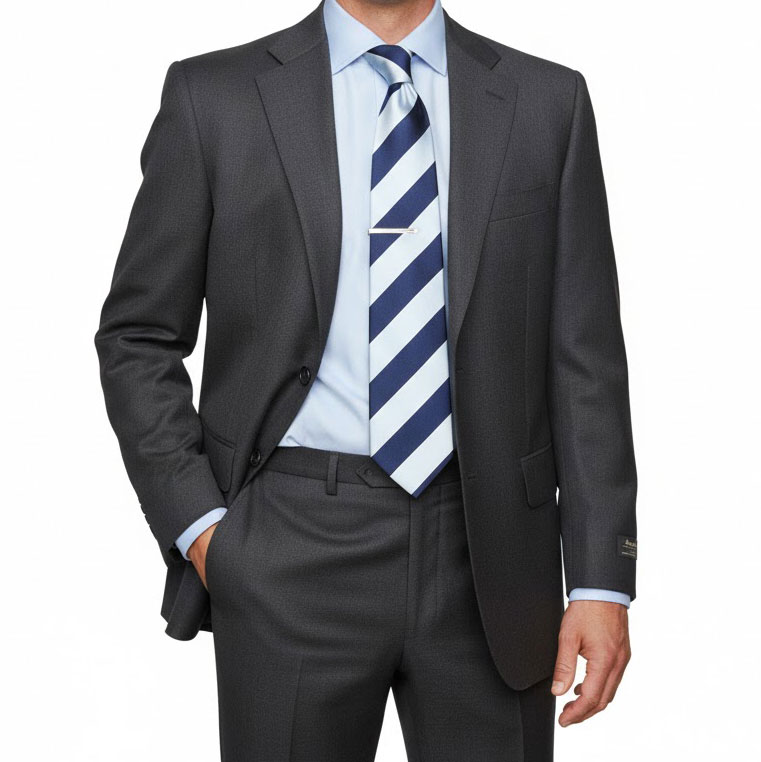 スーツ メンズ  秋冬春 2つボタン ルーフマイア (ROOF MAIA) ビジネス チャコールグレー無地 0023  AB4 AB5 AB6 BB5 BB6