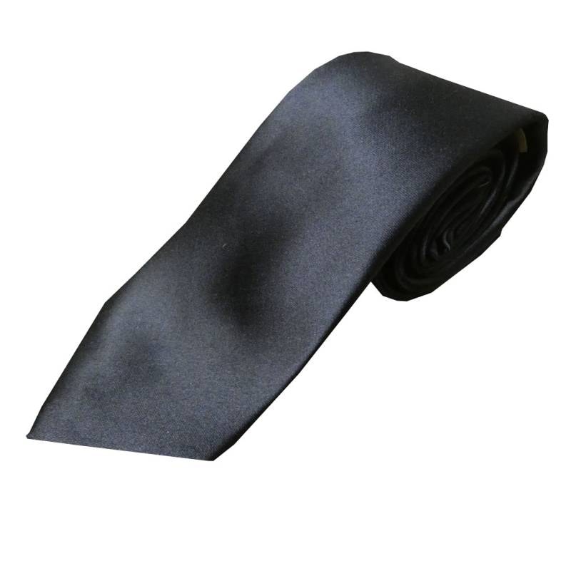 フォーマル ネクタイ MARKS メンズ 礼装用  シルク100％ 黒無地 ブラック MF05