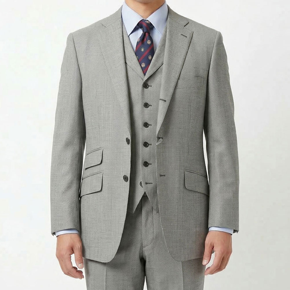 【大きめサイズ♪：BB7】夏用スーツ スーツ・スリーピース,BB7サイズ（身長180cm±4 ウエスト98cm前後