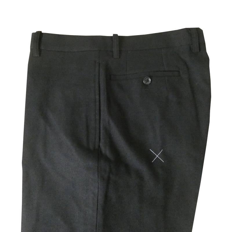 HAI-VASERON 秋冬春 ノータックパンツ ストレッチ ブラック   5103 　76cm 79cm 82cm 85cm 88cm 91cm 94cm 97cm
