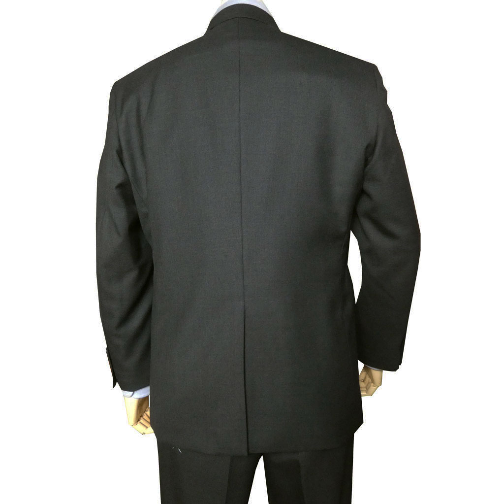 スーツ メンズ  秋冬春 2つボタン ルーフマイア (ROOF MAIA) ビジネス チャコールグレー無地 0023  AB4 AB5 AB6 BB5 BB6