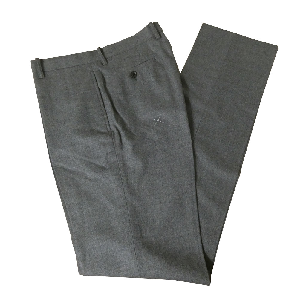 HAI-VASERON 秋冬春 ノータックパンツ ストレッチ チャコールグレー   5123 　76cm 79cm 82cm 85cm 88cm 91cm 94cm 97cm