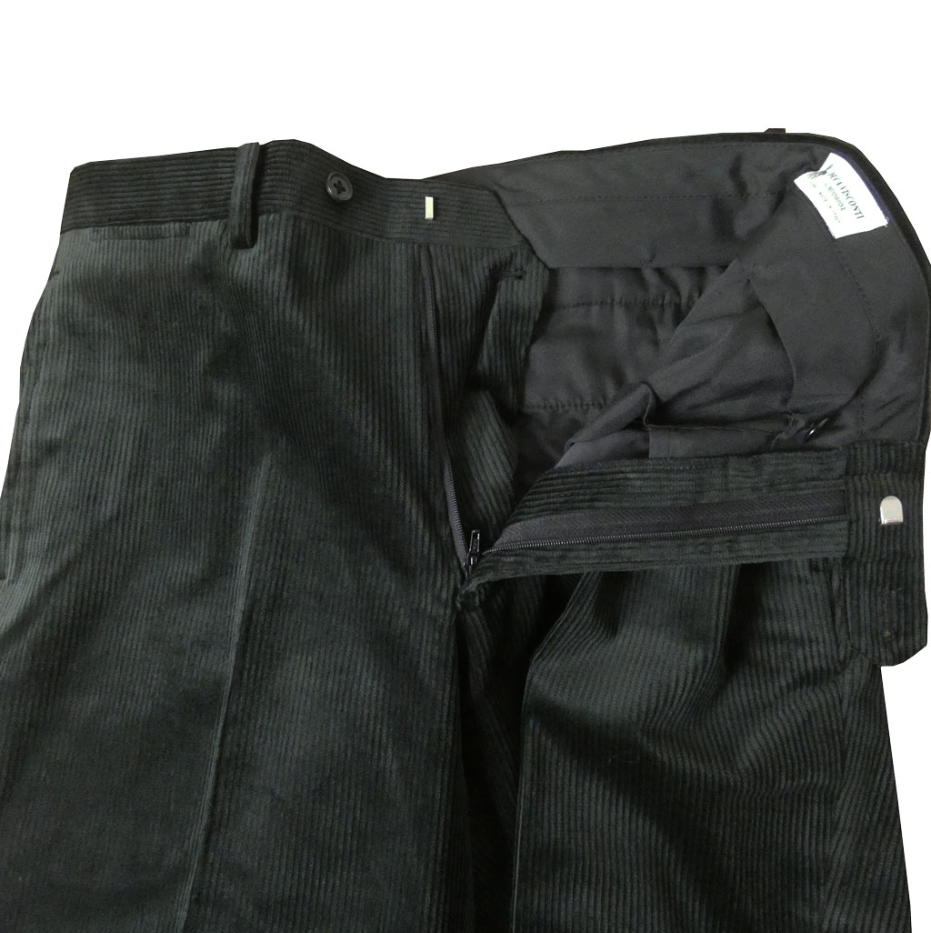 HAI-VASERON 秋冬 コーデュロイノータックパンツ ストレッチ ダークグリーン   5044 　76cm 79cm 82cm 85cm 88cm 91cm 94cm 97cm
