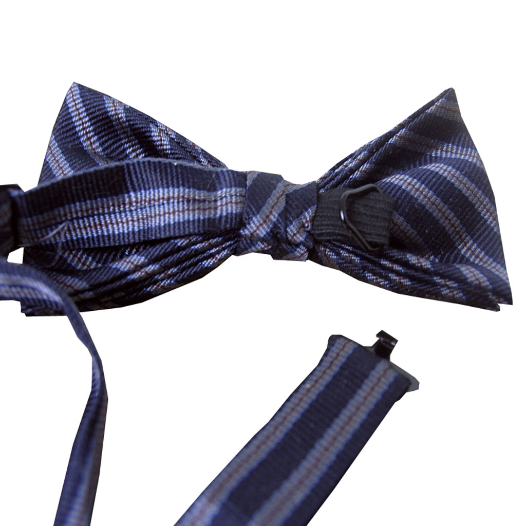 ボウタイ メンズ レジメンタルネイビー×レッド mak01