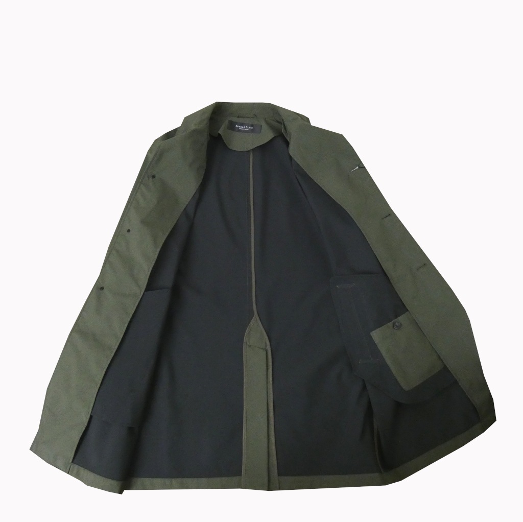 second style マルチシーズンコート カーキ系 7578   M