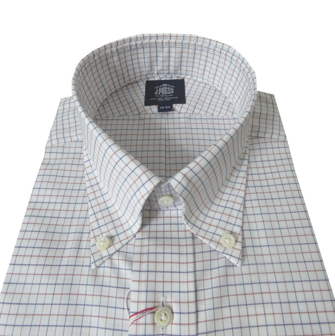 ジェイプレス (J.PRESS) ボタンダウンシャツ メンズ長袖シャツ ピン