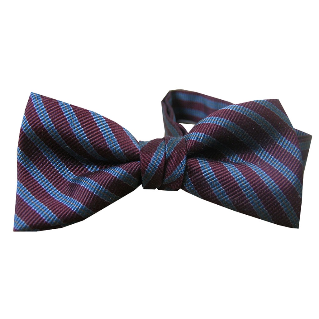 ボウタイ メンズ  レジメンタル レッド×ブルー mak05