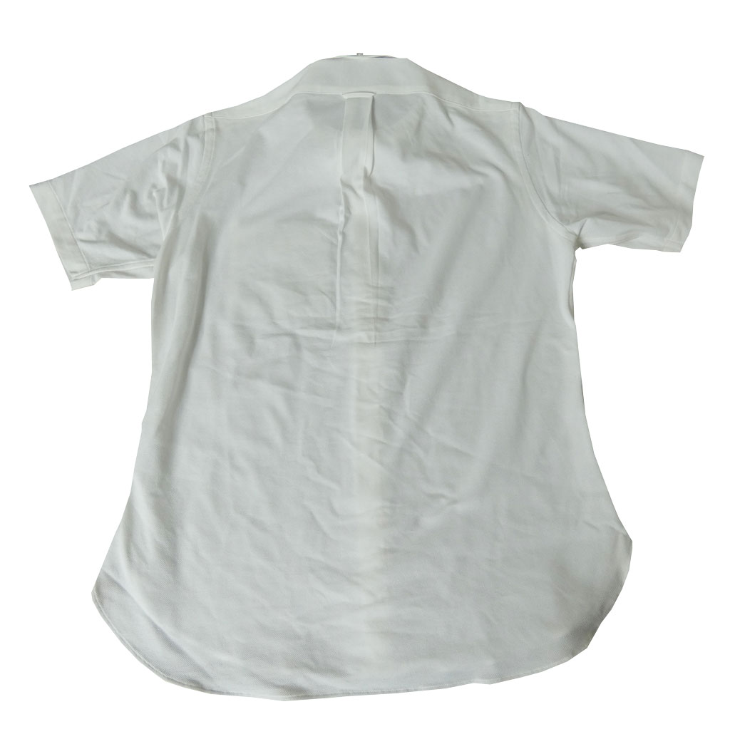 J.PRESS(ジェイプレス) メンズ 半袖 ボタンダウン ジャージーシャツ  白 ホワイト  0001   M L XL