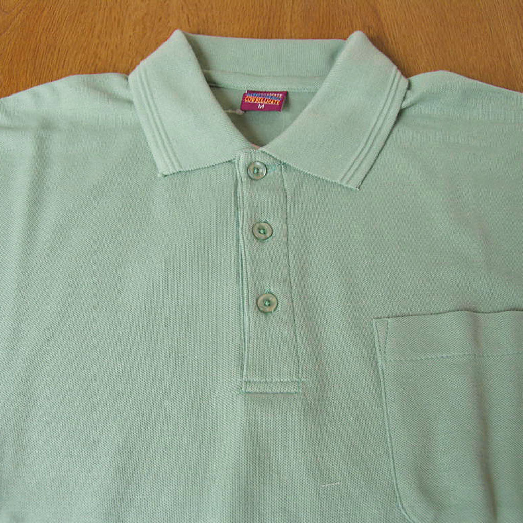 COWBELLMATE ポロシャツ メンズ 春夏 半袖 鹿の子織り ブルーグリーン 6001 M L LL 3L 4L