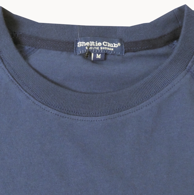 Sheltie Club（シェルティクラブ） ルーズフィット ラグランスリーブ Tシャツ メンズ 春夏 半袖 ネイビー 6079  M