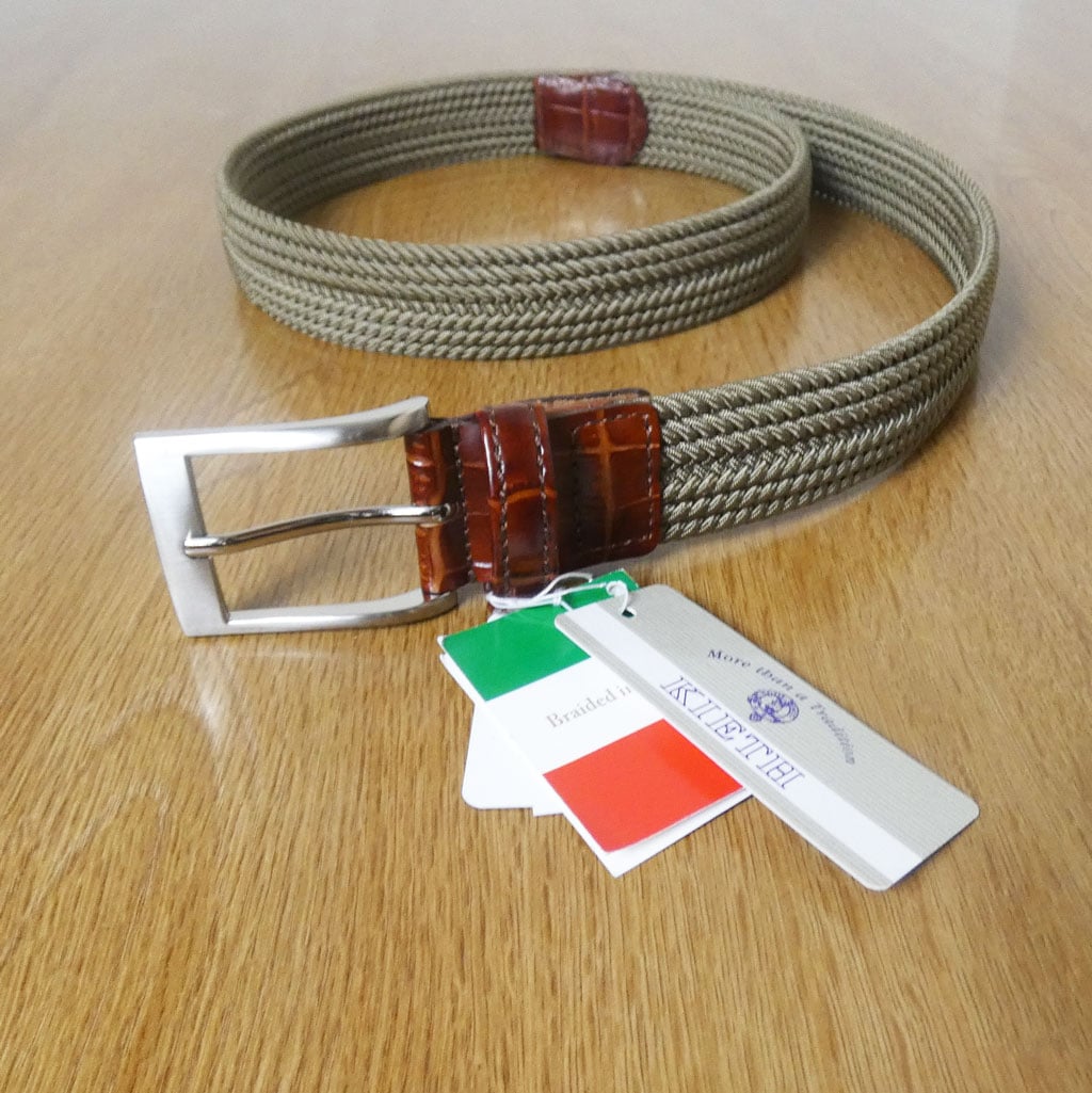 KIETH(キース) カジュアルゴムベルト メンズ  カーキ系  5846  フリーサイズ