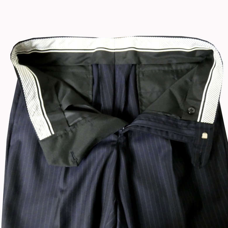 スーツ メンズ 春夏 シングルスーツ 2つボタン ミユキ(MIYUKI) 御幸 ビジネススーツ ネイビー ストライプ 紺 0313  AB4 AB6