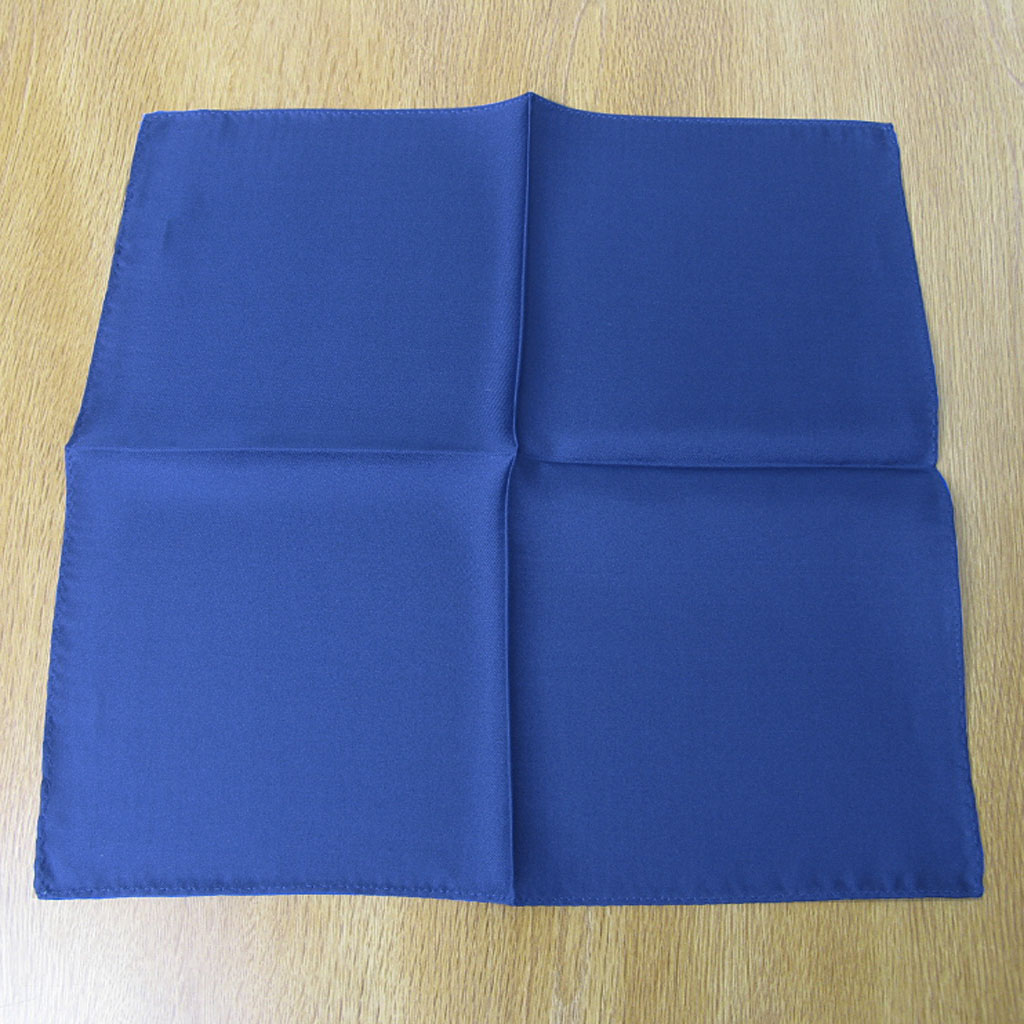 フォーマル用 ポケットチーフ ブルー 
