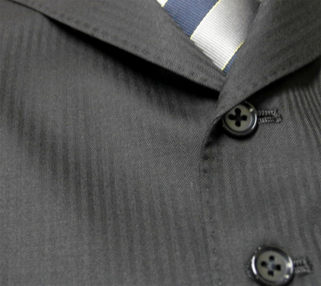 オッドベスト ジレ メンズ 秋冬 ウール100％ 黒ヘリンボーン 1909 A4