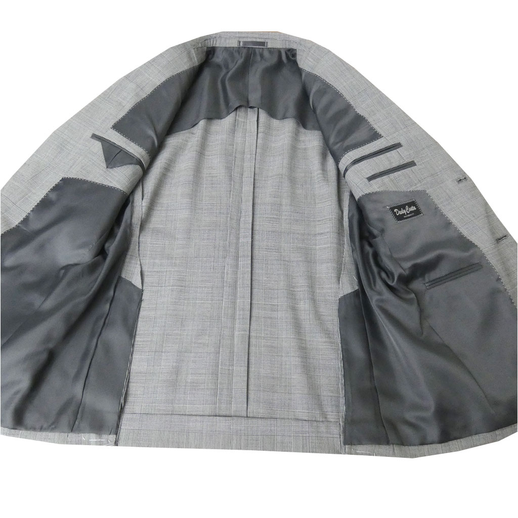 ジャケット メンズ 春夏秋 2つボタン ダディコスタ(Dady Costa) グレンチェック 0802 AB5