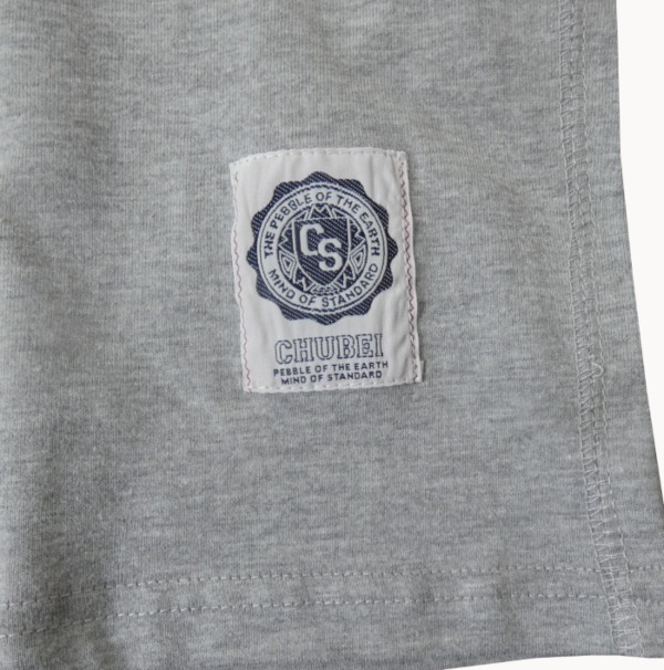 CHUBEI(チュウベイ) クルーネック Tシャツ メンズ 春夏 半袖 グレー 5097 LL