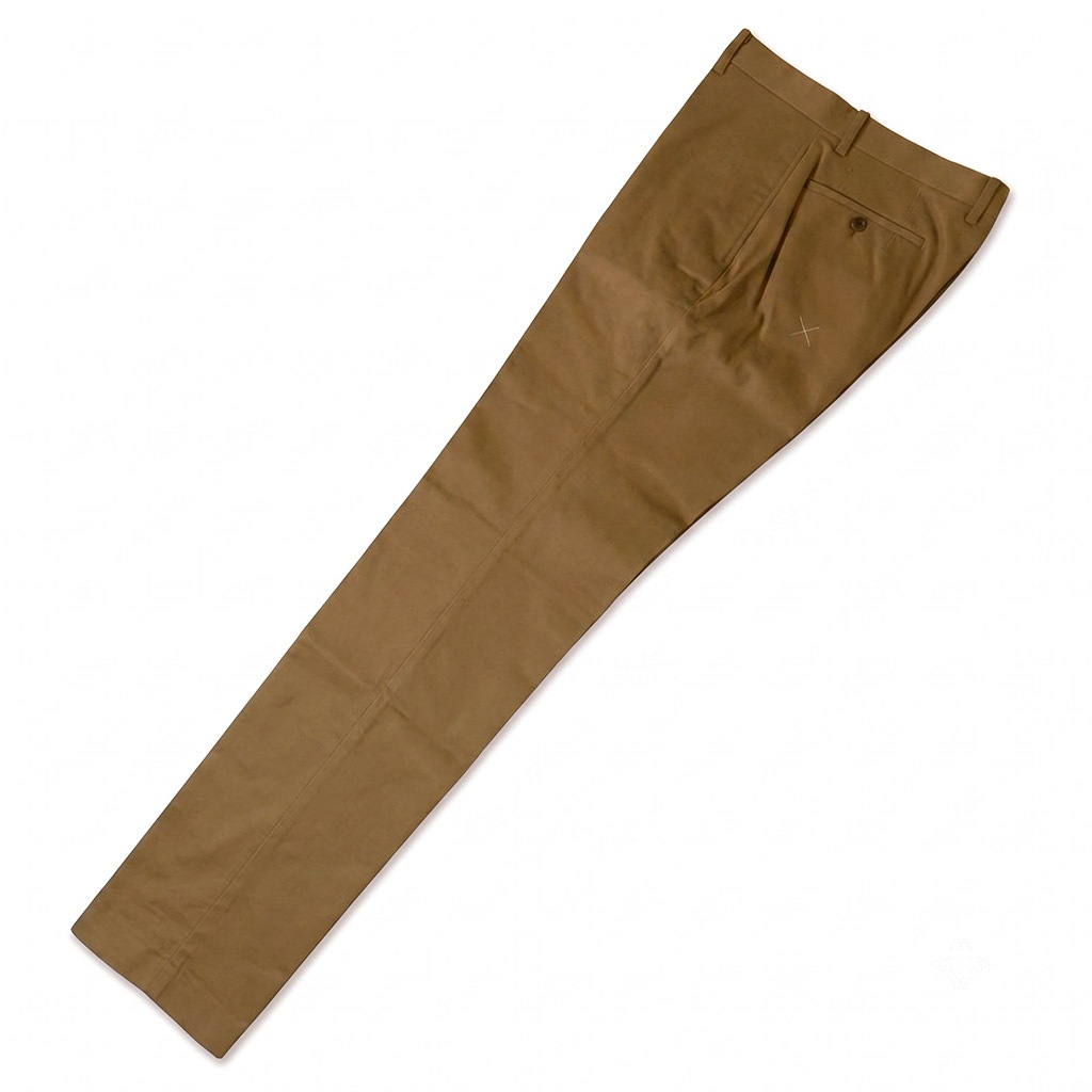 スラックス メンズ ノータック パンツ コットンパンツ ハイバセロン (HAI-VASERON) ブラウン 5234 79cm 82cm 85cm 88cm 91cm 94cm