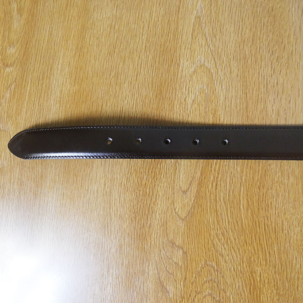 KIETH メンズ  牛革ベルト  ダークブラウン フリーサイズ　3239