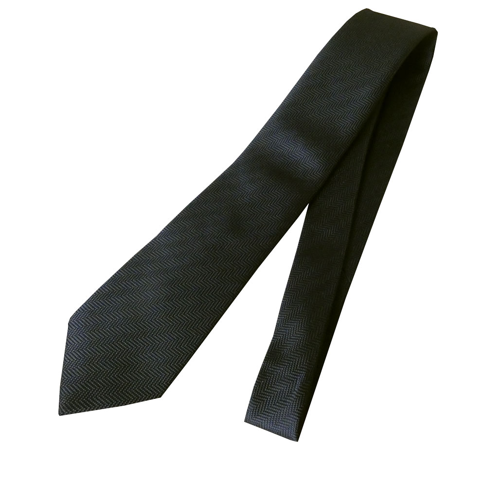 フォーマル ネクタイ MARKS メンズ 礼装用  シルク100％ 黒 ブラック  ヘリンボーン  MF01