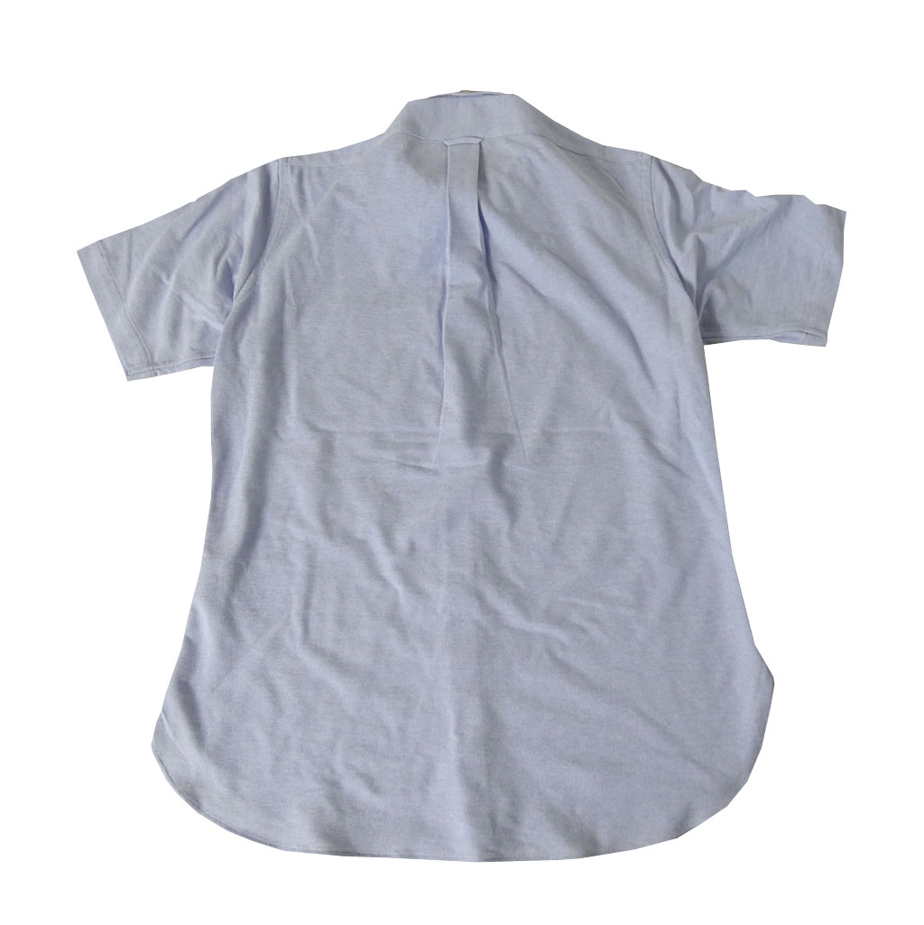 J.PRESS(ジェイプレス) メンズ 半袖 ボタンダウン ジャージーシャツ  ブルー  0073   M L XL