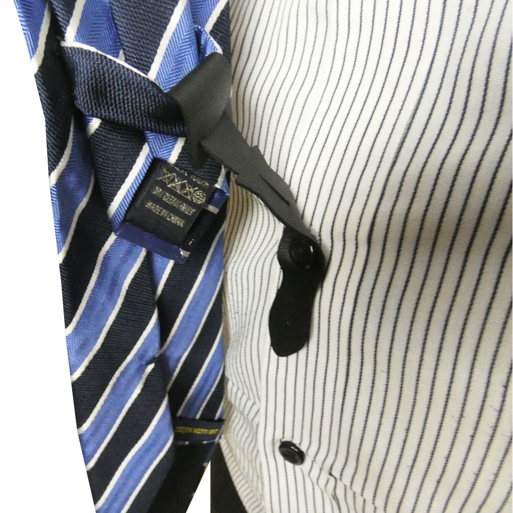 【便利グッズ】ネクタイ留め 見えないネクタイピン Wavefitter ウェーブフィッター フリーサイズ