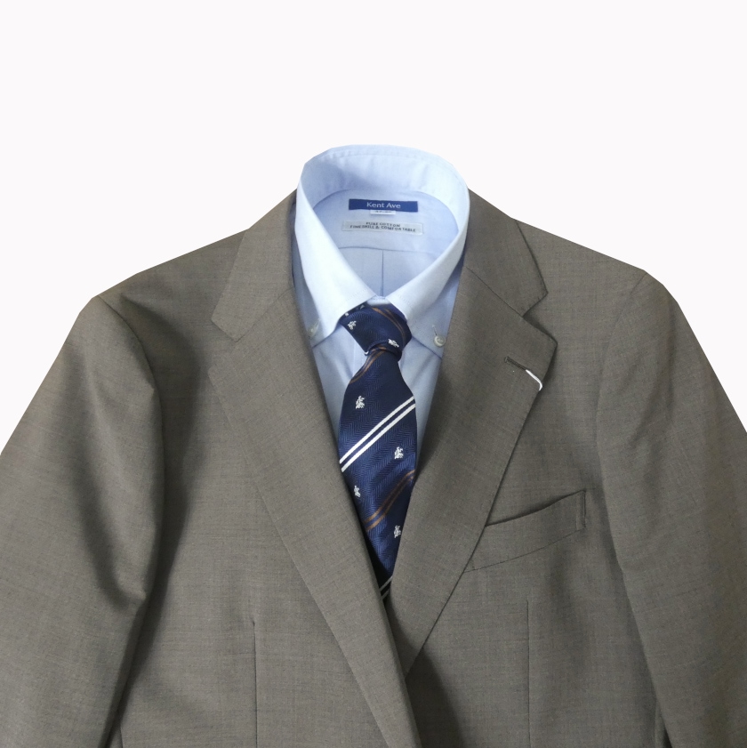 スーツ メンズ 春夏 シングルスーツ 2つボタン スタンリーブラッカー(stanley blacker) ビジネススーツ ブラウン系 5058 A4 A5 A7 AB4 AB7