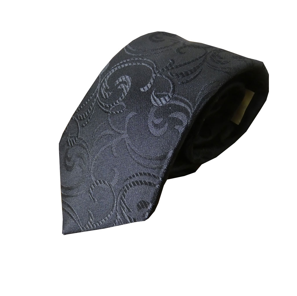 フォーマル ネクタイ MARKS メンズ 礼装用  シルク100％ 黒 ブラック  MF02