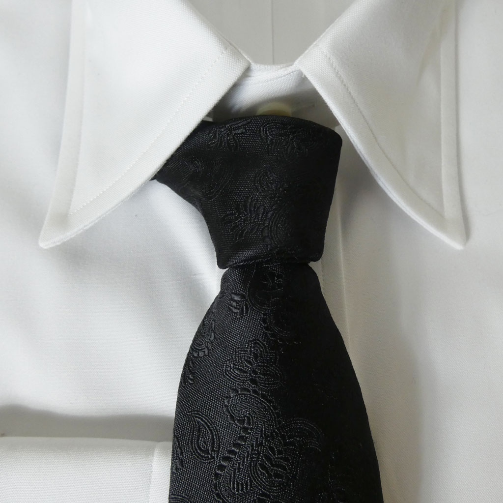 フォーマル ネクタイ MARKS メンズ 礼装用  シルク100％ 黒 ブラック ペイズリー MF03