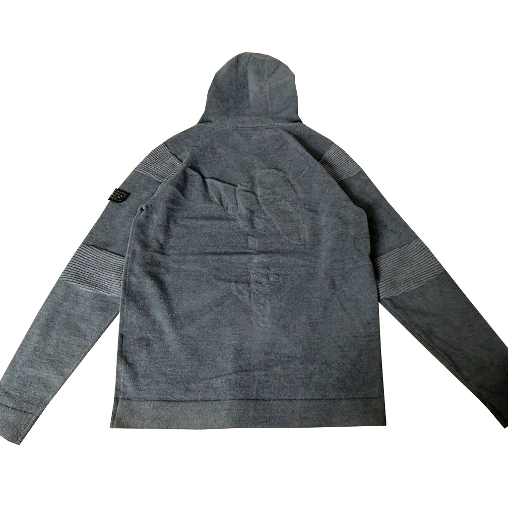 ジーステージ(G-stage) モールプレーティング ロゴ パーカー ブラック チャコールグレー 3004   M（46）L（48）XL（50）