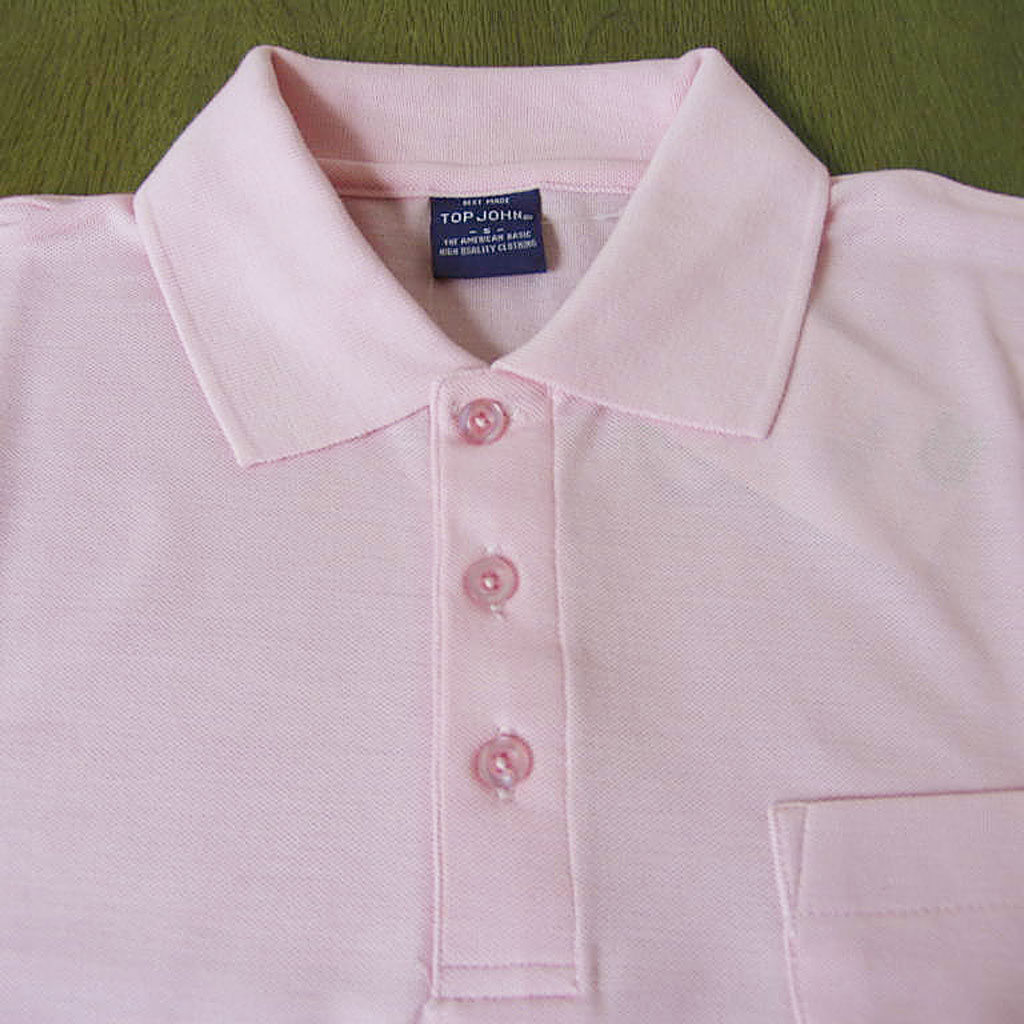 Top John ポロシャツ メンズ 春夏 半袖 鹿の子織り ピンク Hp03 S Tシャツ カットソー Tシャツ ポロシャツ トラッドハウス フキヤ
