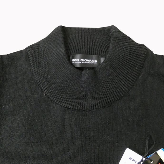 BON GIOVANE（ボンジョバネ）のハイネックセーター ブラック  0515　M L 