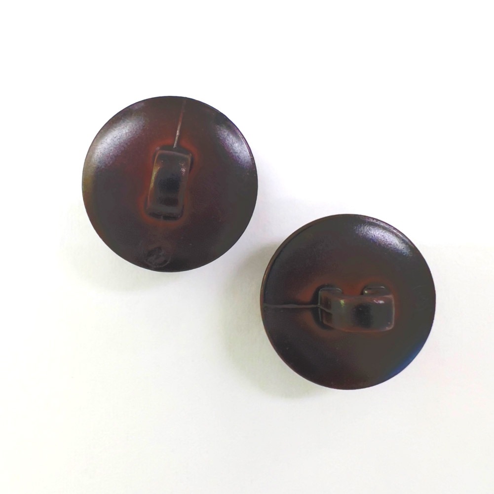 ジャケット用替えクルミボタン メンズ 小=直径1.3cm × 2個セット