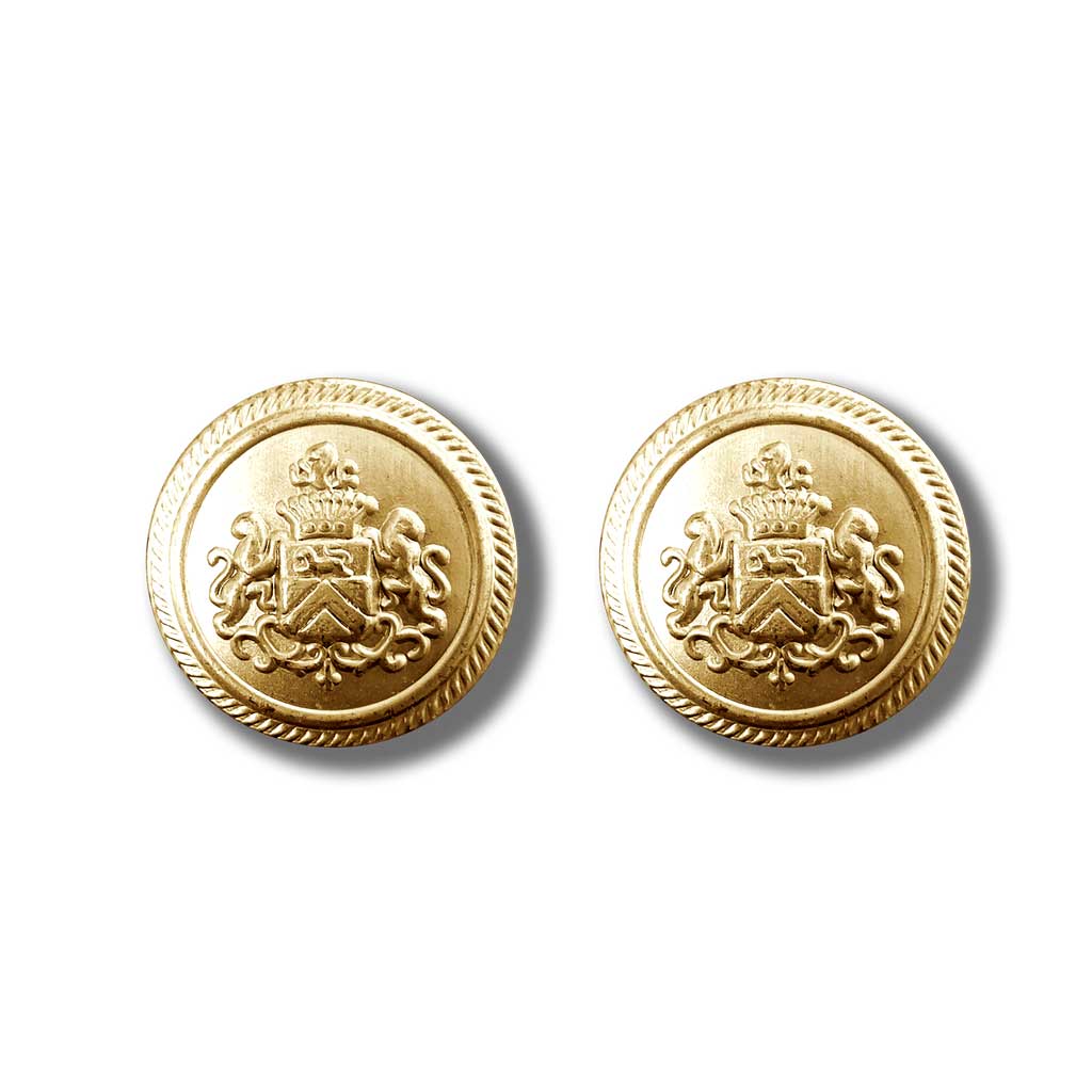ブレザー・ジャケット用替え金ボタン メンズ 大=直径2cm ×2個セット