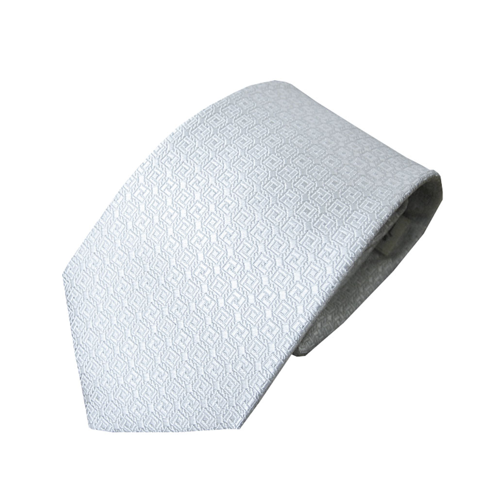 NEW FORMAL ネクタイ メンズ 礼装用 シルク100％ シルバーグレー NF07