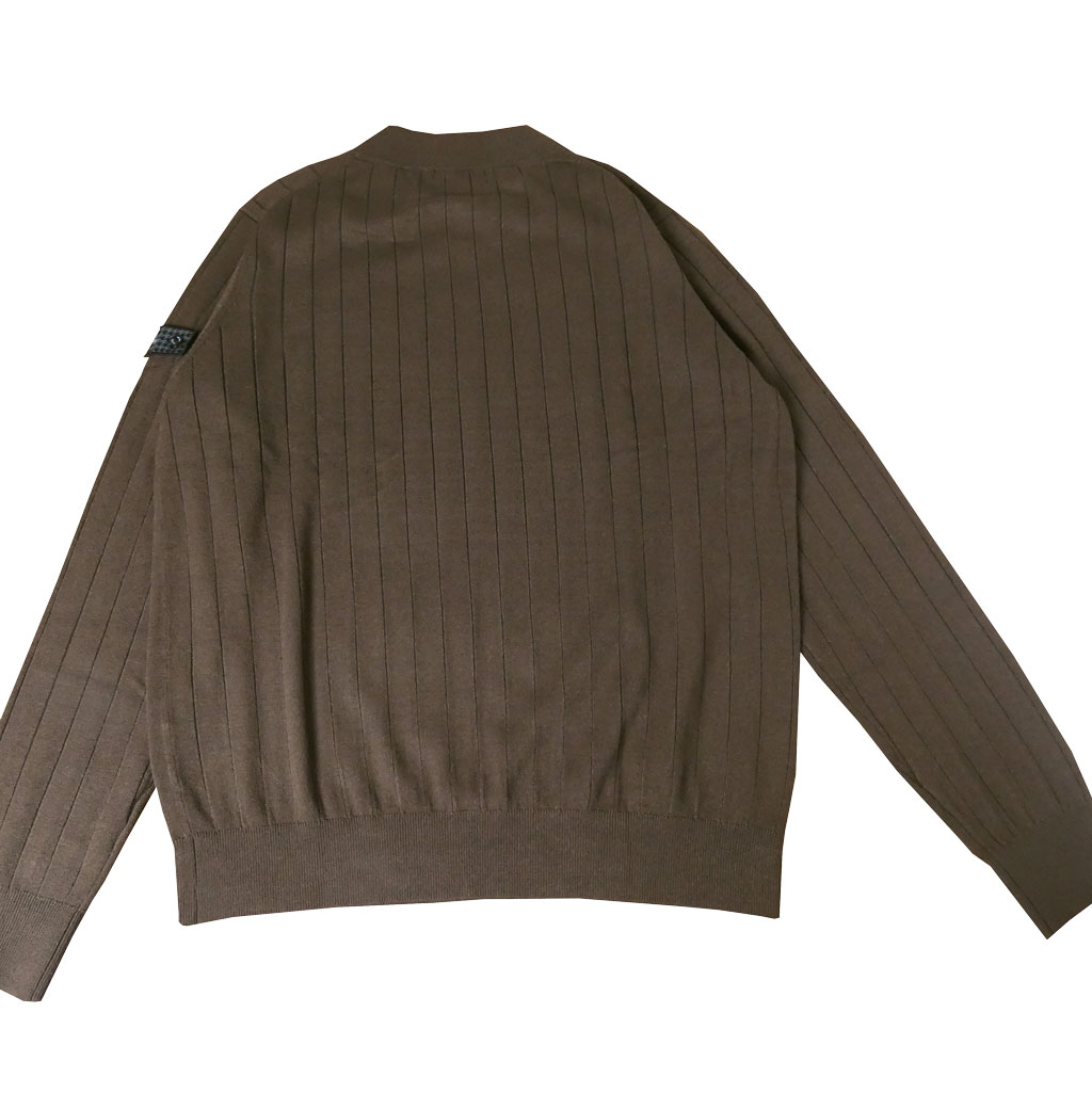 ジーステージ(G-stage) ヒート ワイドリブ編み モックネックセーター