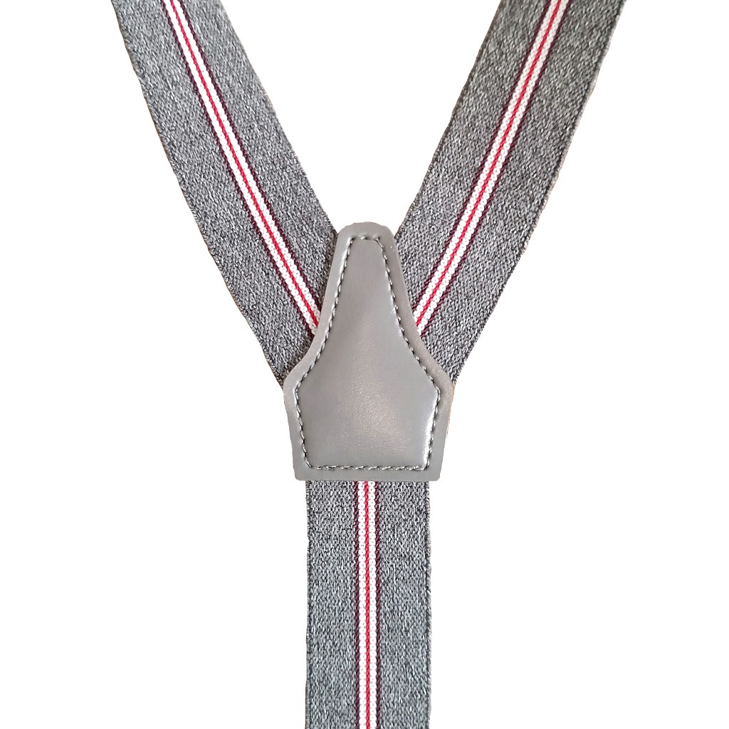 サスペンダー メンズ Ｙ型サスペンダー 30mm 背合皮 BWC ゲバルト ストライプ S14 Mサイズ