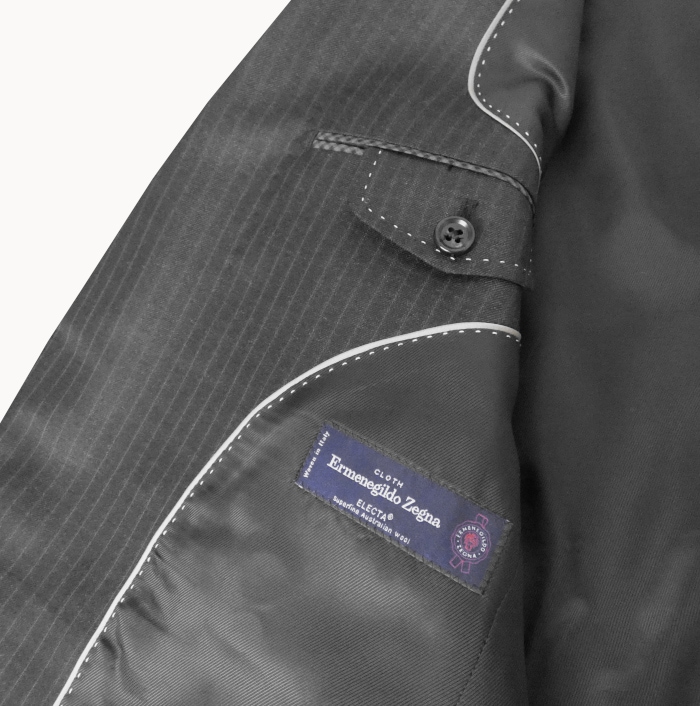 J7125エルメネジルドゼニア シルク混ヘリンボーンスーツ チャコールグレー52 tradhousefukiya_wzeni2952kwyyy