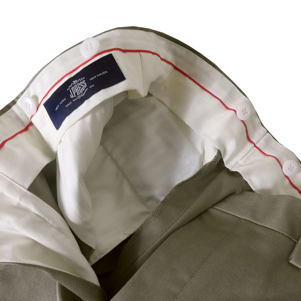 ジェイプレス (J.PRESS) スラックス メンズ オールシーズン 春夏 秋冬 コットン ストレッチパンツ チノパン ノータック グレー系 7054　78cm 82cm 86cm 90cm 94cm