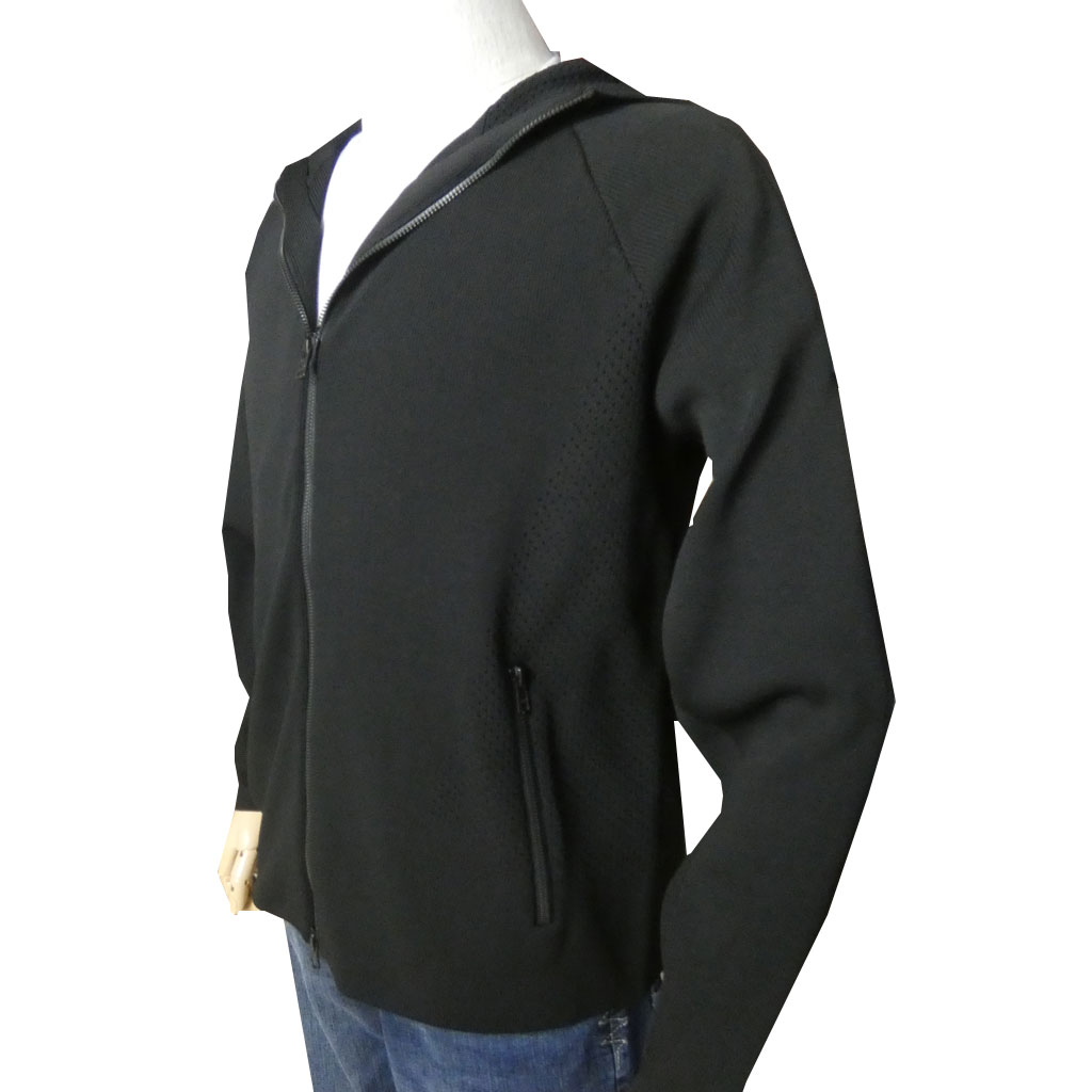 G Stageの 春夏フード付き ニットパーカー メンズ ブラック 5011 M ニット 春夏物 トラッドハウス フキヤ G Stageの 春夏フード付き ニットパーカー メンズ ブラック 5011 M ニット 春夏物 トラッドハウス フキヤ