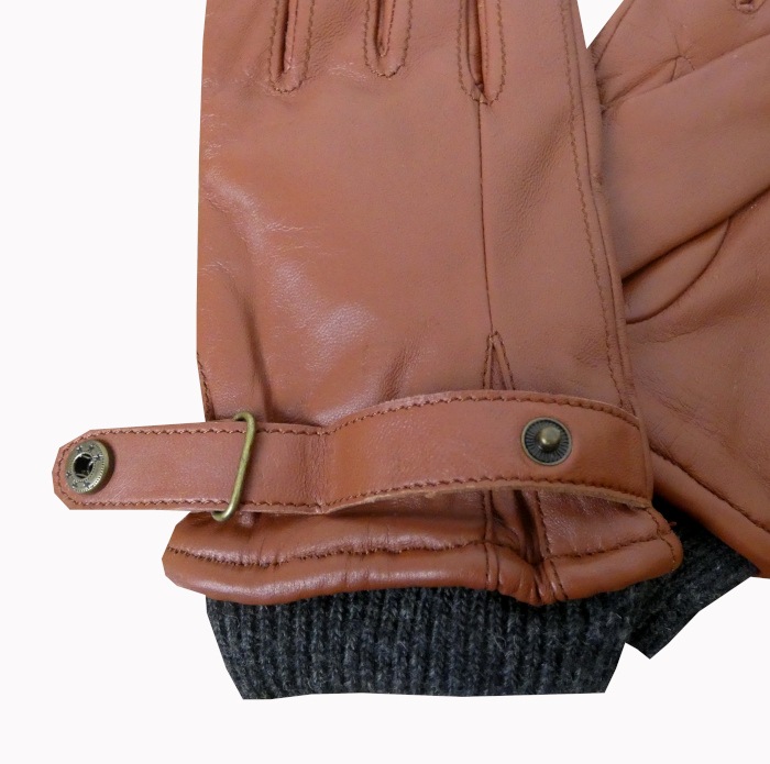 ボンジョバネ(BON GIOVANE) 手袋  ブラウンレッド　3645　フリーサイズ