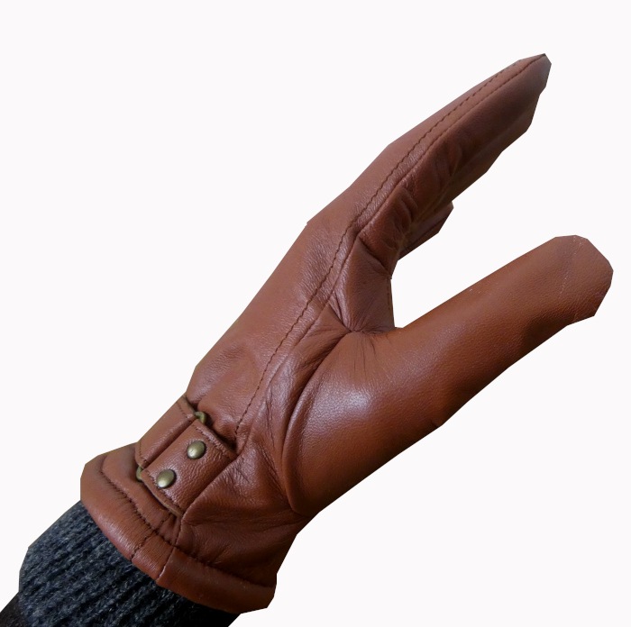 ボンジョバネ(BON GIOVANE) 手袋  ブラウンレッド　3645　フリーサイズ