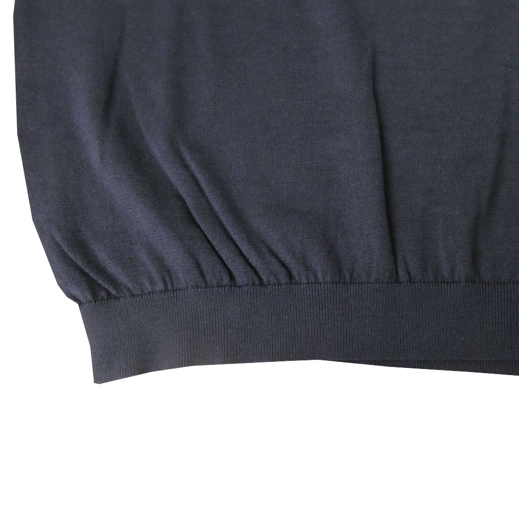 ジーステージ(G-stage) 半袖セーター メンズ 春夏 コットン ネイビー 4010   Lサイズ
