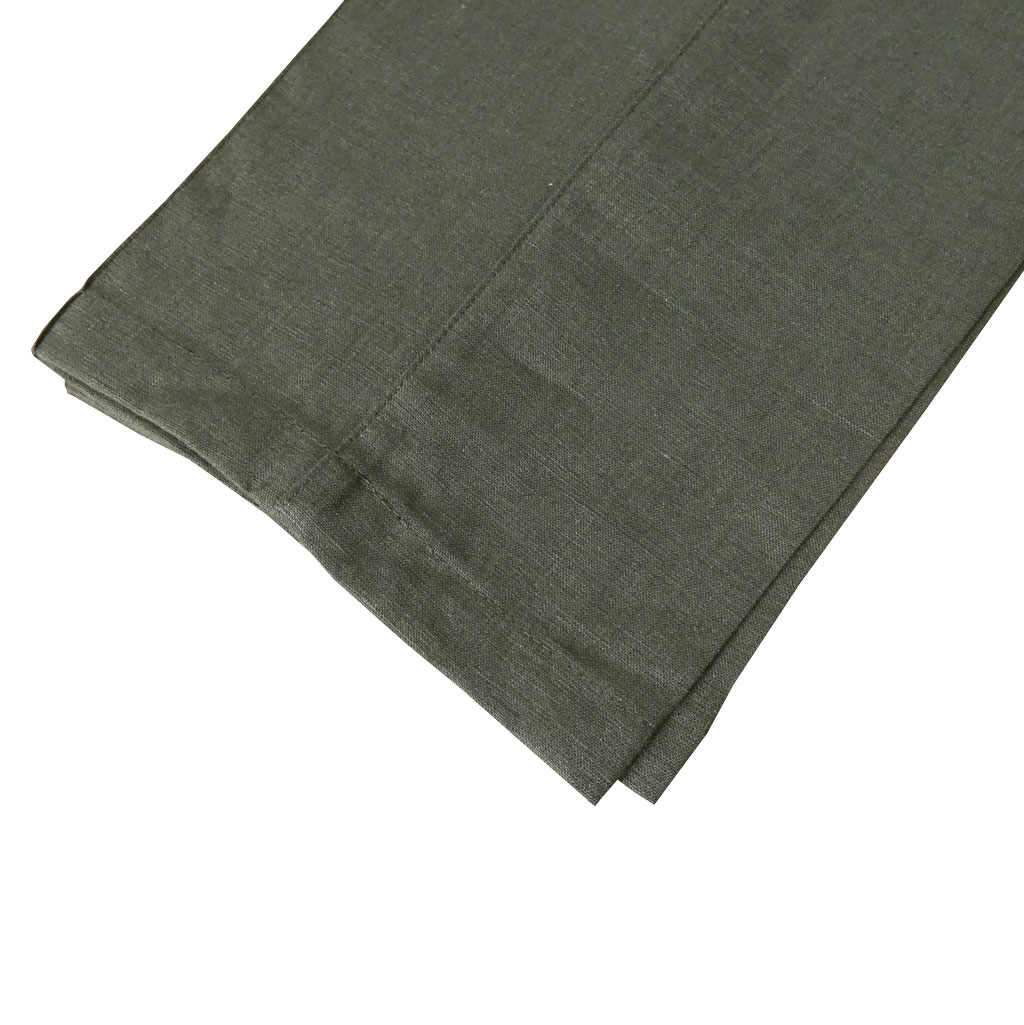 ジーステージ (G-STAGE) 春夏 麻 リネン パンツ メンズ SORONA ストレッチ カーキ系 3016  90cm