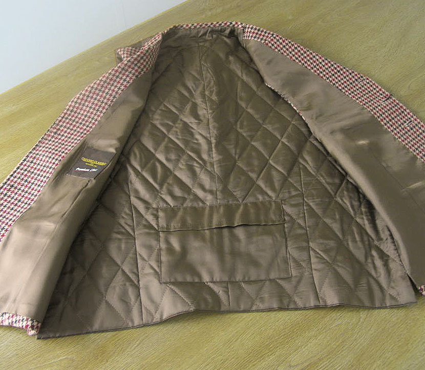 オックスフォードクラシック プレミアムライン (OXFORD CLASSIC PremiumLine) ツイード ベスト  メンズ 秋冬 ガンクラブチェック 高機能繊維使用 ウール素材 カイロ用ポケット付 ガンクラブチェック2252 A6 A7 AB3 AB5