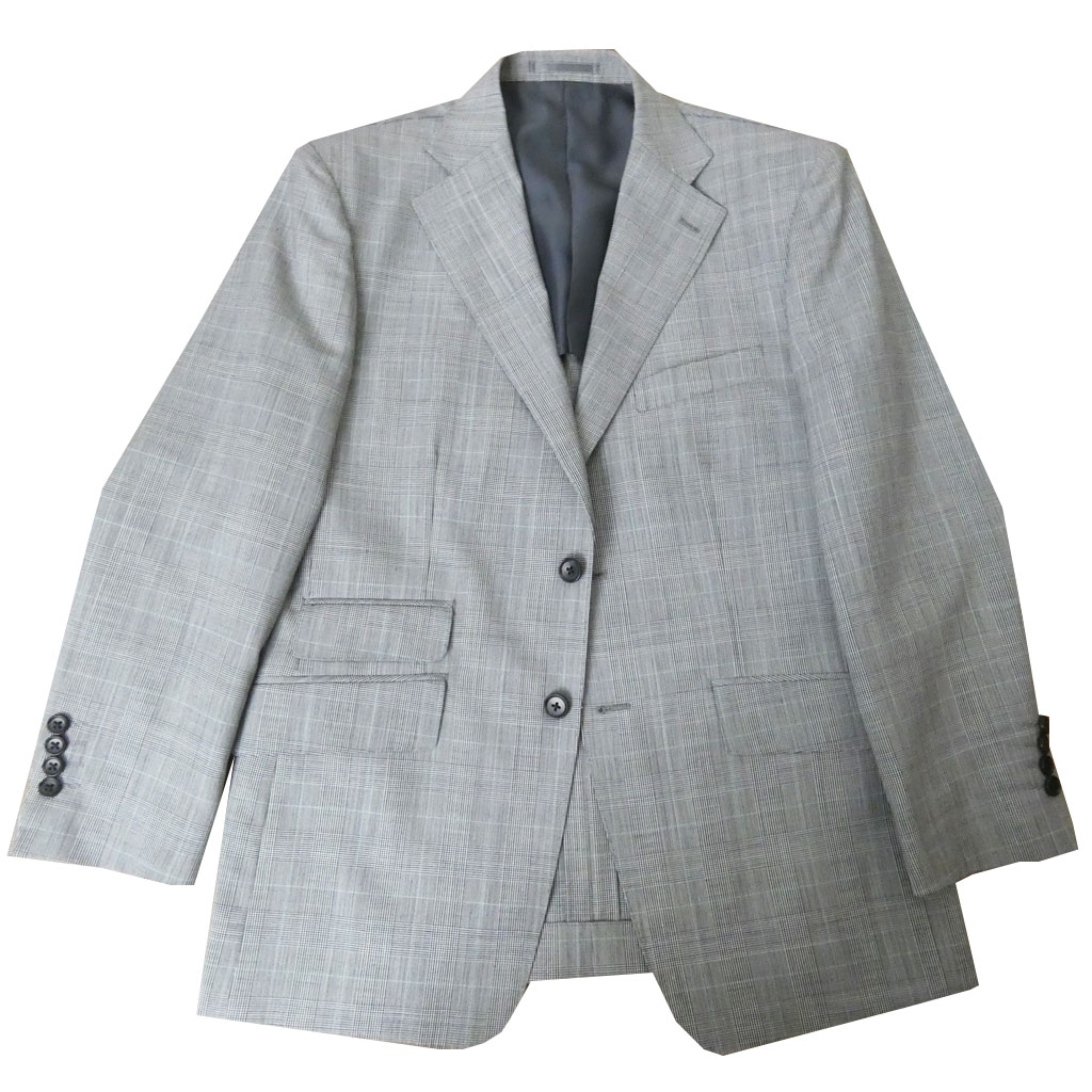 ジャケット メンズ 春夏秋 3つボタン セオドール(Theo Dore) 段返り三つボタン グレンチェック オーバーペン ライトグリーン 0815 A3 A4 A5 A6 AB5 AB6 AB8 BB4