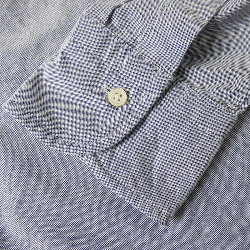 J.PRESS(ジェイプレス) ボタンダウンシャツ メンズ長袖ワイシャツ オックスフォード オーバル  ブルー   M  L  XL