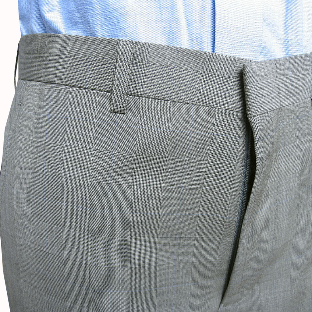 スーツ メンズ 春夏秋 シングルスーツ 3つボタン グラードコレクション(grado collection)  段返り三つボタン ビジネススーツ グレンチェック ブラウン系 S30 A6 AB4